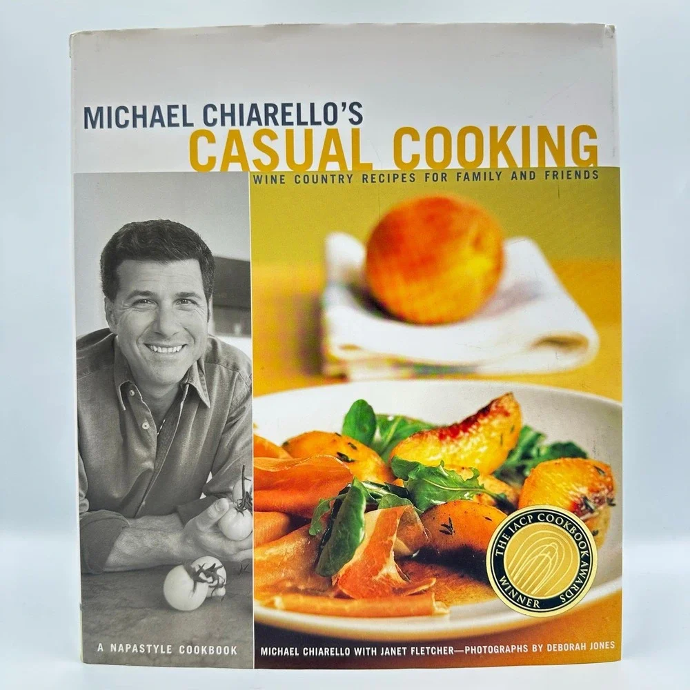 Michael Chiarello Casual Cooking 2002 Hardcover Chronicle Books Wine Country DJ